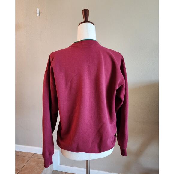 VTG Teddy Bear Sweatshirt Women's SZ Medium Grandmacore - Picture 2 of 7